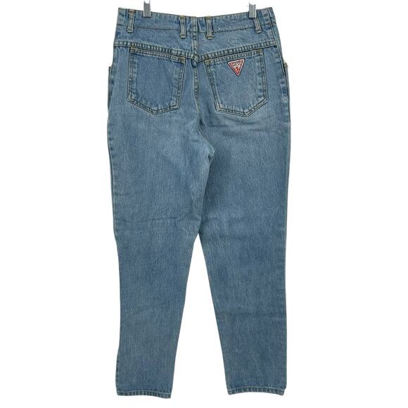 VTG 80s women's GUESS Georges Marciano button‎ fly high waisted denim mom jeans - Picture 5 of 6